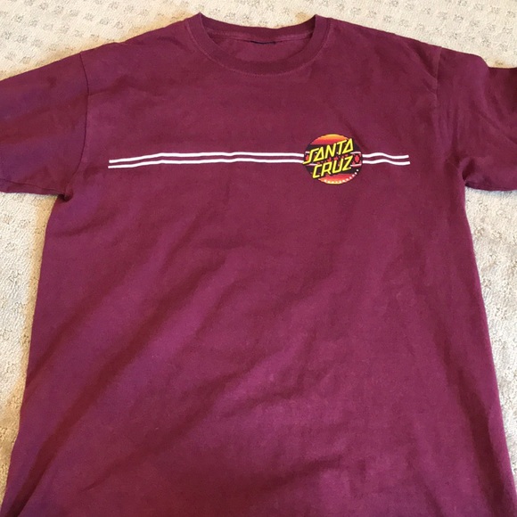 Maroon Santa Cruz Tshirt | Poshmark